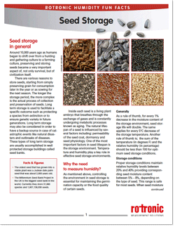Seed Storage Fun Facts